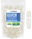 XPRS Nutra Größe 0 Leere Kapseln - 500 Graf Klare leere Gelatine Kapseln - Pillen für DIY Capsule Füllung - Fillable Pure Bovine Pill Gel Kapseln für DIY Ergänzungen