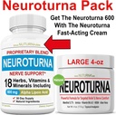 Neuroturna Nerve Support 600 mg ALA Plus Neuroturna Nerve Crème 4oz
