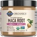 Garten des Lebens Organics Fair Trade Gelatinized Peruvian Maca Root Energy Boost 7.93 oz (225g) Pulver mit Probiotika, Certified Organic, Non-GMO, Vegan & Gluten Kostenlose Kräuterergänzungen