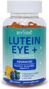 Lutein Gummies: Unterstützung Augengesundheit Lutein Vitamine Zeaxanthin Ergänzungen für Erwachsene Vision Pflege und Macular Support 60 Gummis 30 Tage Versorgung