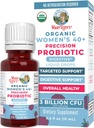 MaryRuth Organics USDA Organic 40 Womens Probiotic Liquid Drops | Probiotics for Digestive Health | Stress-Related GI Issues | Occasional Gas Relief für Erwachsene | Vegan | Dairy Free | 30 Portionen