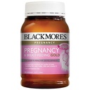 Blackmores Prägnancy & Stilling Gold 180 Caps Health Supplement essentielle Nährstoffe für Mutter und Baby, DHA Fischöl