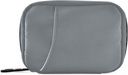 Naanle 7 Tage Pille Fall Reisen Pille Organizer Tasche mit Reißverschluss Portable Weekly Case Kompakte Größe für Vitamin-Ergänzungshalter, Solid Color Grey