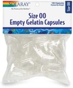 Solaray Leere Kapseln Größe 00 (Bag) | 100ct