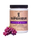 Superieur Electrolytes – pflanzenbasierte Elektrolyt-Ergänzung w/Sea Minerals for Hydration & Recovery–Keto Friendly, Non-GMO, Zero Sugar, Vegan Healthy Sports Drink Powder – Concord Grape (70 Portionen)