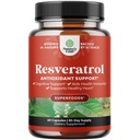 Youthful Trans Resveratrol Supplement - Resveratrol Kapseln mit AMPK-Aktivator für zelluläre Gesundheit & Vitalität - AMPK Metabolic Activator für Metabolismus Boost & Cellular Efficiency - 60 Zähler
