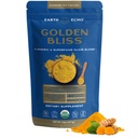 Earth Echo Golden Bliss, Organic Turmeric Superfood Elixir Blend mit Ashwagandha Root, MCT-Öl und 4 Pilz Blend für wiederkehrenden Schlaf, Immununterstützung und Reduziert Craving, Dairy-Free, 30 Servierungen