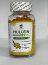 Lukaree 9 in 1 Mullein Gummies, Mullein Leaf Extract w/Quercetin, Bromelain, Elderberry & Marshmallow pour Immune, Vegan,60 Comte