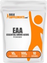 BulkSupplements.com Essential Amino Acids Powder - Essential Amino Acids Supplement, EAA Powder - Unflavored & Glutenfrei, 10g pro Servierung, 100g (3.5 oz) (Pack von 1)
