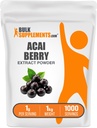BulkSupplements.com Acai Berry Extract Powder - Acai Berry Supplement, Antioxidants Supplement - Glutenfrei, 1g pro Servierung, 1kg (Pack mit 5) (11 lbs)