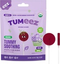 Tumeez Organic Lollipops für Upset Stomach Relief, Variety Pack perfekt für Verdauung, Sodbrennen und mehr während Verkostung Great, Grape & Apple Flavors, 28 Count