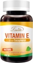 Lovita Vitamin E 400 IU Softgels, Natürliche 268 mg (wie D Alpha Tocopherol), Vegan für gesunde Haut, Haar, Nägel & Immunsystem Unterstützung, 60 Vegetarische Softgele