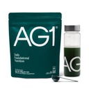 AG1 Greens Powder Supplement | Verbessern Gut Gesundheit | Multivitamin, Probiotisch, Glutenfrei, Vegan und Keto freundlich | Shaker & Scoop Included | 75 Vitamins (Athletic Greens), Classic Formula