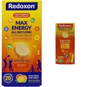 Redoxon Max Energy Citrus Effervescent Tabletten Immununterstützung Bundle Vitamin C Zink Effervescent Orange Immununterstützung Tablets