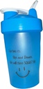Protein Shaker Bottle, ShakeELITE - 13oz BPA-Free Blender mit Secure Leak-Proof Lid & Mixing Ball - Perfekt für Fitness, Fitness und On-the-Go Nutrition BLUE