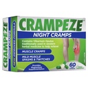 Crampeze Night Cramps Natural Relief of Muscle Cramps, Spasms & Tired Legs 60 Capsules