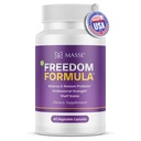 Candida Freedom Massey Medicinals Colon Cleanse Pillen - Crafted Digestive for Vibrant Living - Gut Health Probiotic Complex - 60 Kapseln