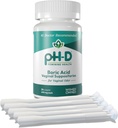 pH-D Feminine Health Support - Boric Acid Starter Bundle - pH-D Borsäure Vaginal Suppositorien 24 Zähler und 5 Vaginal Suppositorien Applikatoren