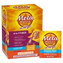 Metamucil On-the-Go-Packets, Sugar-Free, 44 Packungen, 4-in-1 Psyllium Husk Faser-Ergänzung, Orange Flavored, Individuelle Servierungen Groß für Reisen, Faser-Ergänzung für Verdauungs- und Regelmäßigkeit