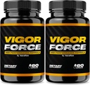 NutraRize (Pack mit 2 Vigor Force für Männer, Hochleistungs männliche Kapseln, Alle natürlichen Nahrungsergänzung für allgemeine Gesundheit und Wellness, offizielle Pillen 50 Review (120 Kapseln)