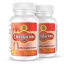 Nutrisalud Produkte Circulacion Complex, Capsulas naturales para la circulacion. Set de 2 frascos. Combaten Varices,calambres,hinchazon de pies y Manos,ayudan a bajar el colesterol.
