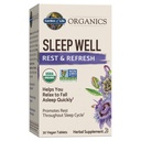 Garten des Lebens Bios Schlaf gut Erholung & Refresh 30 Tabletten, Zitronenbalsam, Grüner Tee Extrakt L-Theanin, Valerian Root, Kamille, Probiotics-Organic Non-GMO Vegan Gluten Kostenlose Kräuterergänzung