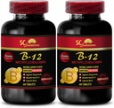 methycobalamin bio - METHYLCOBALAMIN VITAMIN B-12 5000 - Sporternährung Ausdauer & Energie-Ergänzungen, sportliche Leistungsergänzungen, Energiepillen, Gehirn Booster Pillen - 2 Flaschen 120 Tabl