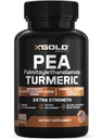 Pea Palmitoylethanolamid + Turmeric Curcumin Complex – 1600mg Micronized 99% & 95% Curcuminoids – High Potency Joint Support, Mobility & Comfort – Made in USA