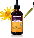 Kräuter Pharm Certified Organic Arnica Flüssiger Extrakt für minderwertige Schmerzen Unterstützung - 4 Unze