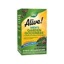 Nature's Way Alive! Gartengüte Herren Multivitamin, Ein Servieren von Gemüsen und Früchten*, Hohe Potenz B-Vitamine, 60 Tabletten