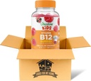 Vitamin B12 Gummibundle. Inklusive einer Flasche 90 ct Lebendige Kinder Vitamin B12 Gummi. Nahrungsergänzungsmittel, Glutenfrei, Non Gmo und Kaubare B12 Vitamine Gummi. Kommt mit einer guten für meine Home Box!