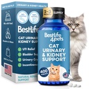 Cat UTI Remedy & Kidney-Unterstützung für Katzen, natürliche Harnwege Infektion und Katze Blasen-Kristallen Behandlung hilft Ausspülen Nierensteine, Clears Infektion, & verbessert Nieren Gesundheit, 400 Tiny Pillen
