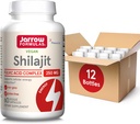 Jarrow Formeln Shilajit 250 mg, Nahrungsergänzungsmittel, Shilajit Säurekomplex für die Zelluläre Energieproduktion, 60 Veggie Kapseln, 60 Tage Versorgung (Pack mit 12)