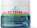 Eczema Cream mit Bio-Kolloid-Oatmeal, Calendula & Propolis, Natürliche Eczema Relief Salbe Gesicht & Körper. Instant Itch Relief, Dermatitis Lotion Kinder & Erwachsene. Beruhige Hautreizungen.