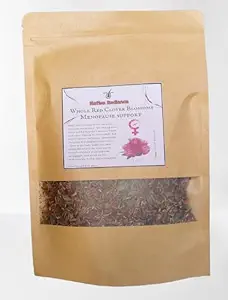 Native Radiance Kräuterergänzung - Red Clover Blossoms, 1 Unze, Menopause Unterstützung, Pflanzenbasiert, Pulver, Einzelflasche, Hot Flashes, Herz-Kreislauf- und Knochengesundheit