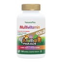 Natures Plus Animal Parade Gold Kinder Multivitamin - sortierte Kirsche, Orange & Trauben Flavors - 120 kaubare tierische Tabletten - Vegetarisch, Glutenfrei - 60 Portionen