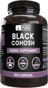 Pure Original Zutaten Schwarz Cohosh (365 Kapseln) Kein Magnesium oder Reisfüller, Immer rein, Lab Verifiziert