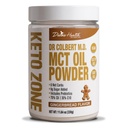 Göttliche Gesundheit Keto Zone® MCT Öl Pulver | Gingerbread | 330 G | 30 Tage Versorgung | Dr. Colbert's Keto Zone Diät Buch | Kaffee Creamer | 70% C8 30% C10 | 0 Net Carbs