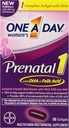 Ein Tag Frauen Prenatal 1 Multivitamin, Ergänzung für Vor, Während und Post Schwangerschaft, einschließlich Vitamine A, C, D, E, B6, B12, und Omega-3 DHA, 30 Count