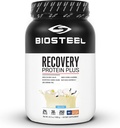 BIOSTEEL Recovery Protein Plus Powder Supplement, Grass-Fed und Non-GMO-Formel, Vanille, 27 Servierungen