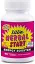 Ultra Herbal Start Energy Booster - mit B-12, Panax Ginseng, Yerba Mate, Kola Nut, Spirulina & Echinacea | Fördert natürliche Energie, Stamina & Endurance | Supplement - 90 Kapseln