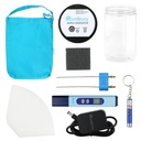 Kolloidale Silber Generator-Kit – 99,99% (Ag) Stäbe, TDS Meter Kolloidale Silber Maschine, Verunreinigung Wasser-Indikator, Wasser-Ionizer-Maschine für Zuhause, Reisetasche, Einfaches Kit