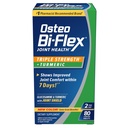 Osteo Bi-Flex Glucosamine Triple Strength Plus Turmeric Supplemento con curcumina per il supporto congiunto e la gamma di movimento, 40 giorni di alimentazione, 80 compresse rivestite, Joint Health Nutritional Supplements