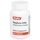 Compresse di vitamina B e C complesse Rugby Nephro-Vite - Supplemento dietetico - 100 Conte (1 Confezione)