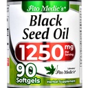 Lab | Schwarzes Seed Öl | 1250 mg | Schwarzes Seed Öl Kapseln | Pure | Schwarzes Seed Öl Pillen | 90 Weichgele von | Bio Schwarzes Seed Öl | Ultra hohe Absorption | Schwarzes Seed Öl Bio kalt gepresst.
