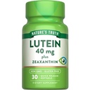 Nature's Truth Lutein und Zeaxanthin Ergänzung | 40mg | 30 Softgels | Non-GMO & Gluten Kostenlos