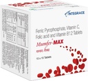 Nutranix TNA 150 Tabletten | Eisen, Folsäure Ergänzung, Vitamin C & Vitamin-B12 | und Energie