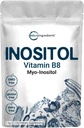 Micro Ingredients Myo-Inositol Powder, 2.2lb (1666 Servierungen) | Inositol Ergänzung für Frauen | Unterstützt Hormonal Balance & Ovarian Gesundheit | Non-GMO, Vegan, Filler-Free