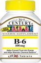 21e siècle B-6 100 mg - 110 comprimés, boîte de 6