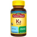 Natur Made Vitamin K2 100 mcg, Gesunde Knochenergänzung, Vitamin K2 Nahrungsergänzung, 30 Softgels, 30 Tage Versorgung